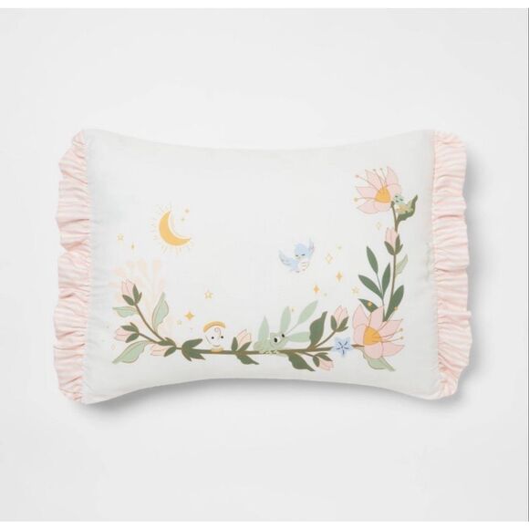 Twin princess vine kids comforter the Disney Collection girls cream blanket & sh - Picture 4 of 5